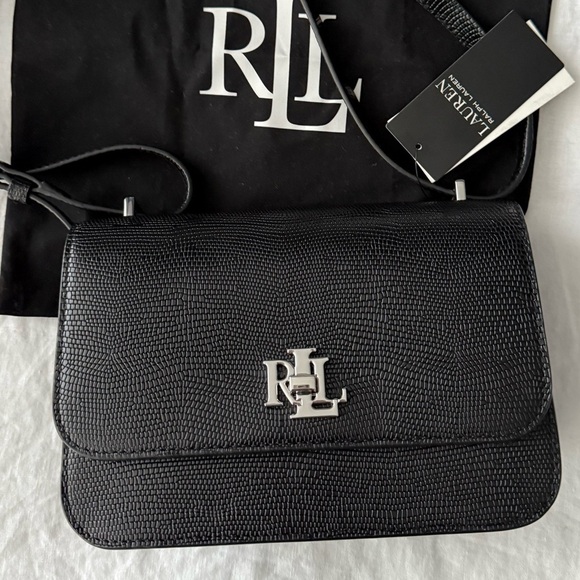 Ralph Lauren Handbags - 👜 NWT 100% Authentic Ralph Lauren Lizard-Embossed Sophee Leather Bag